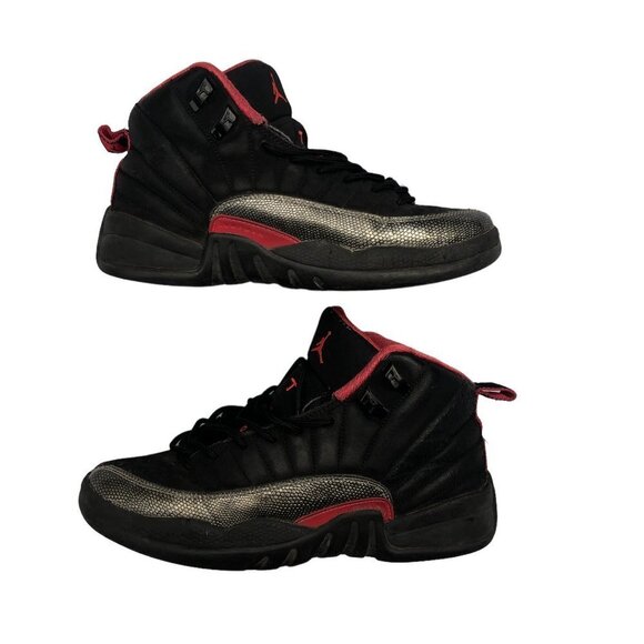 RARE 2012 Air Jordan 12 Retro Black Siren Red Size 8 - Picture 6 of 14